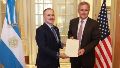 Pablo Quirno recibió a Peter Lamelas, el nuevo embajador de EE.UU. en la Argentina