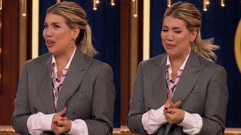 Wanda Nara rompió en llanto.