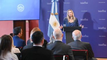 La reunión se realizó esta tarde en el Salón Héroes de Malvinas de la Casa Rosada.