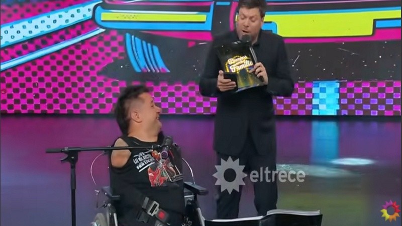 Pancho junto a Guido  Kaczka.