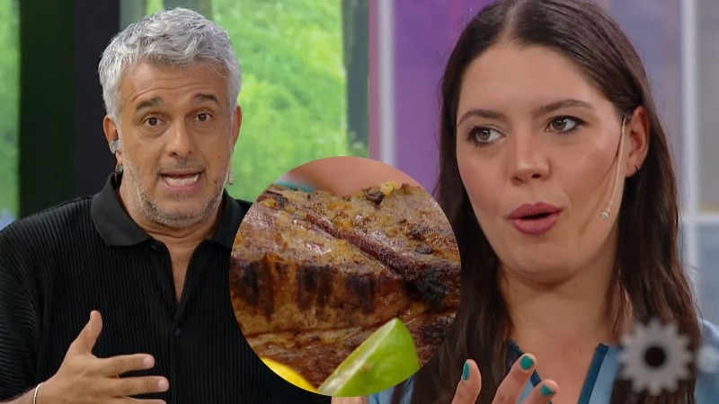  Mario Massaccesi y Abril Cormillot.