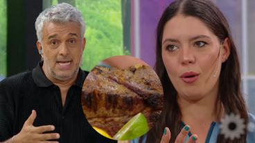 Mario Massaccesi y Abril Cormillot.