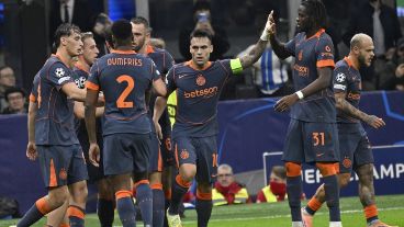 El argentino Lautaro Martínez, capitán y figura del Inter.