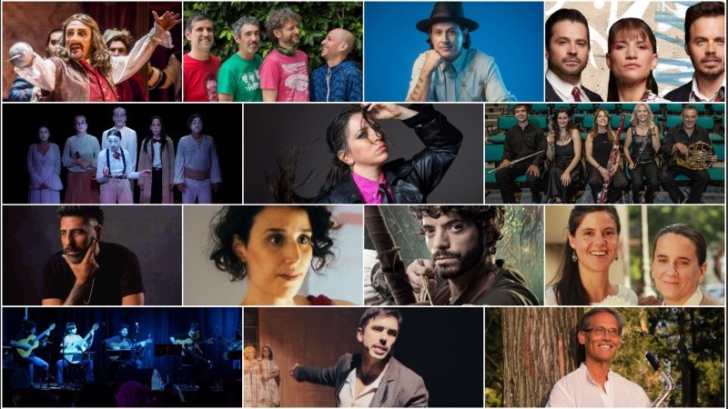 Una agenda de música y teatro en Rosario.
