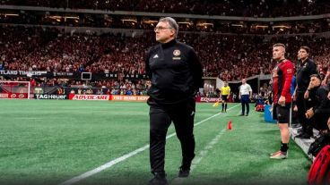 El Tata en su primera experiencia en la MLS, en 2017.