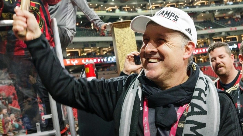 El Tata en su primera experiencia en la MLS, en 2017.