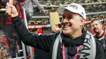 El Tata en su primera experiencia en la MLS, en 2017.