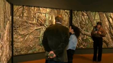 Un paisaje de 45 metros compuesto por quince paneles de tres por dos metros.