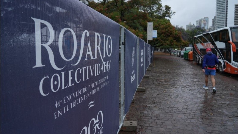 Unas Colectividades especiales por los 300 años de Rosario.