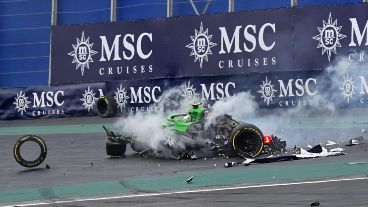 Así quedó el vehículo.