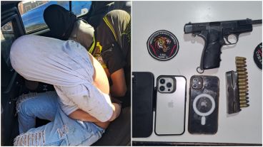 El plan de los asaltantes se frustró por una rápida intervención policial.