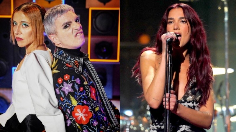 Miranda! y Dua Lipa.