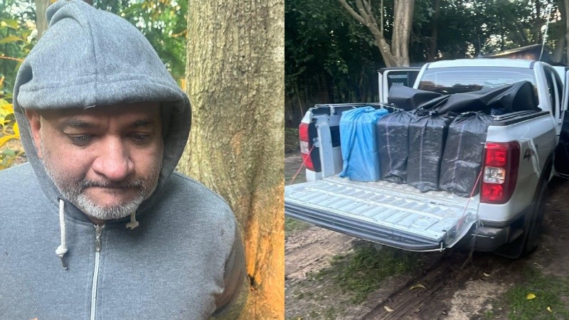 Brian Bilbao fue detenido con casi una tonelada de cocaína.&nbsp;