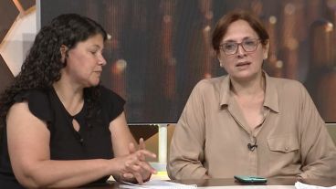 Gisela e Ivana en los estudios de El Tres.