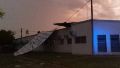 La tormenta le voló el techo a un centro de salud en Villa Constitución: "Fue un susto grande"
