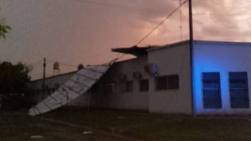 El CIC sufrió la voladura de los techos e importantes destrozos