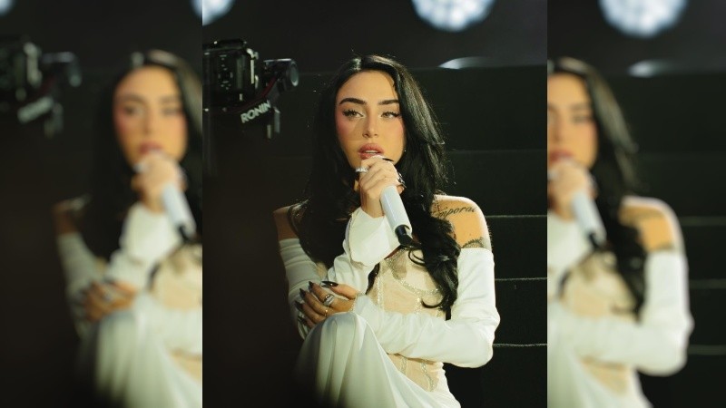 La cantante Nicki Nicole.