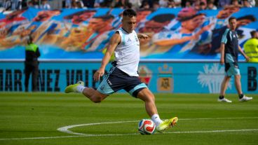 Argentina practicó a puertas abiertas en el estadio del Elche español.