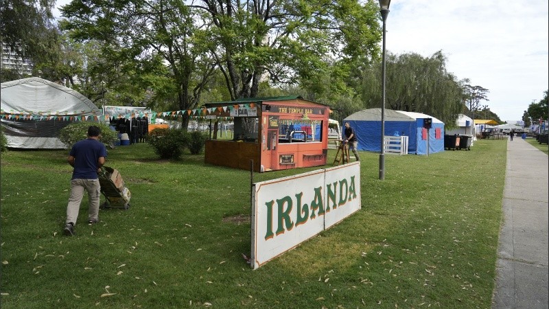 Irlanda es uno de los ocho stands que abrirán el domingo al mediodía.