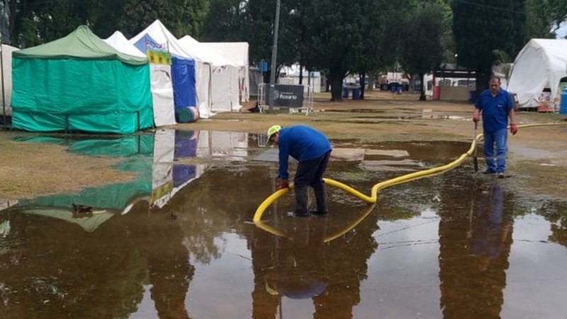 Los trabajos en el Parque Nacional a la Bandera.