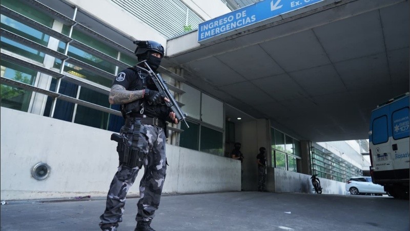 Dylan Cantero ingresó de urgencia al Heca a media tarde del lunes.