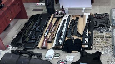 El armamento se encontraba en una vivienda de dos plantas en Grandoli y pasaje Ortíz.