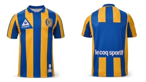 Maillot Club Atlético Rosario Central 1995 - Le Coq Sportif - Taille S/M - Argentine - Occasion Très Bon état