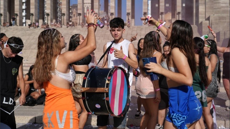 En la zona abundaban los controles: gendarmes, agentes municipales de Control y hasta padres.