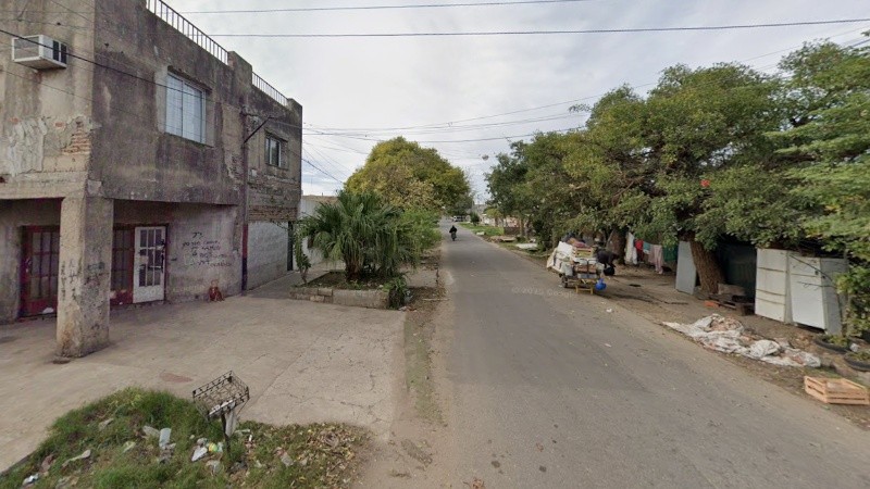 La esquina donde tuvo lugar la balacera de este miércoles.