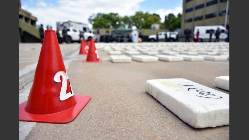 La cocaína incautada a Bilbao en su arresto: tenía casi una tonelada.