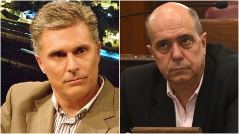 Vaudagna y Scarel. El delito atribuido a ambos quedó plasmado en un chat recuperado del celular de Vaudagna.