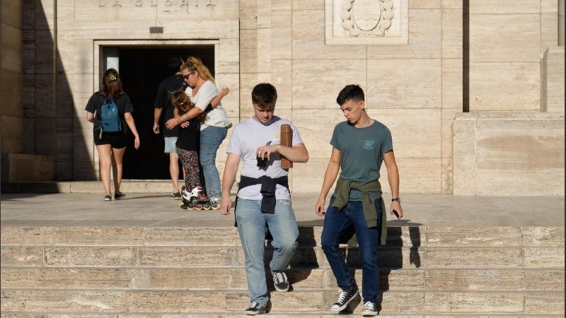 El monumento a la Bandera, uno de los principales puntos turísticos de la ciudad.