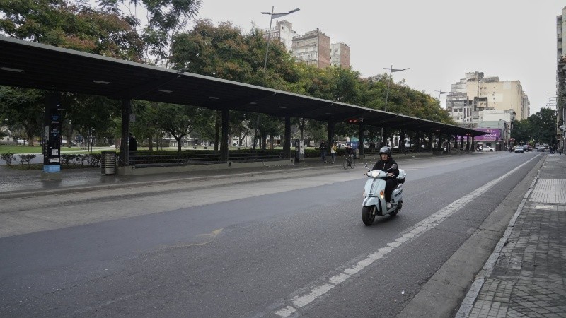 Un lunes feriado en Rosario.