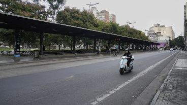 Un lunes feriado en Rosario.