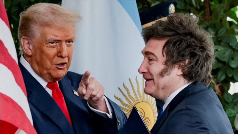 Donald Trump y Javier Milei.