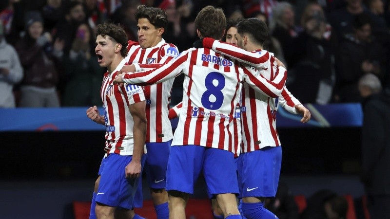El conjunto de Simeone celebró en el estadio Metropolitano de España.
