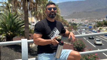 Gustavo Ibarra cayó al río el sábado pasado frente a San Lorenzo.