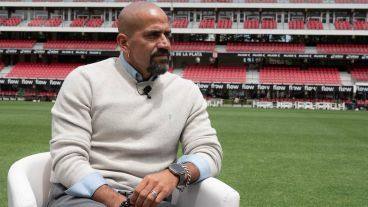 Juan Sebastián Verón, el presidente de Estudiantes de La Plata.