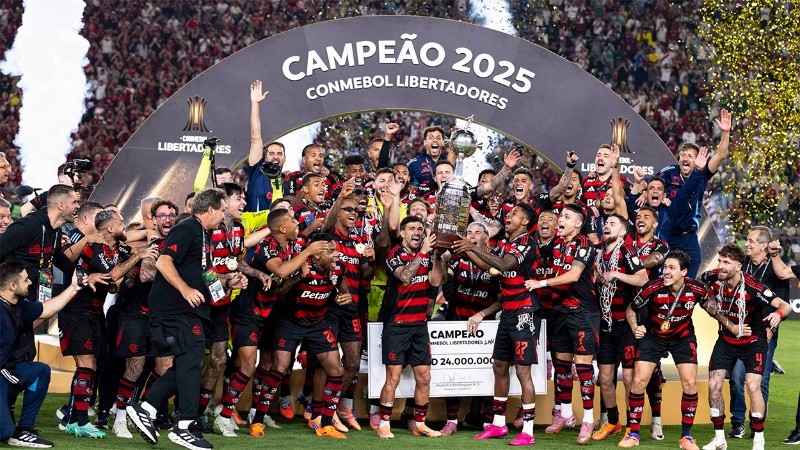Flamengo celebra el brillante final de año.