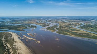 El río recupera su caudal.