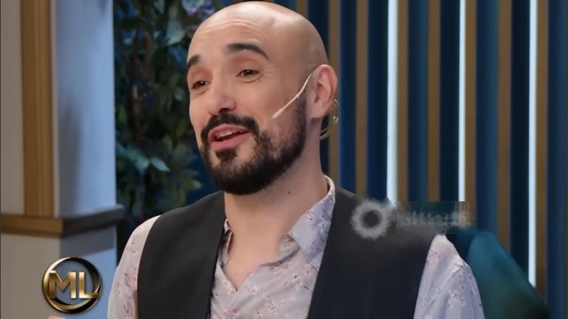 El cantante Abel Pintos.