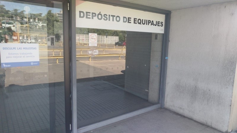 &nbsp;El espacio permanece cerrado y la terminal no ofrece servicio de guardado.
