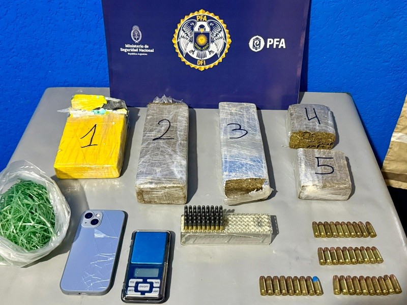 La droga incautada en septiembre que ahora complicó a Dylan Cantero.