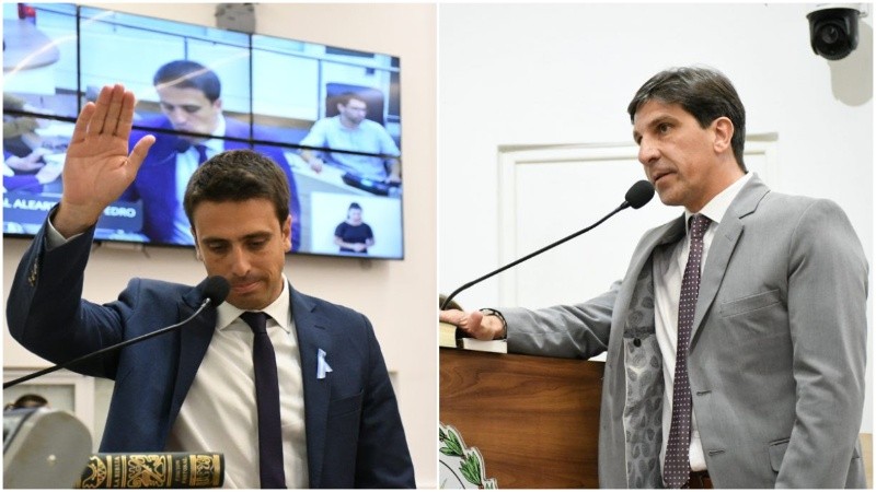 Aleart y Gavira juraron este jueves como concejales de Rosario.