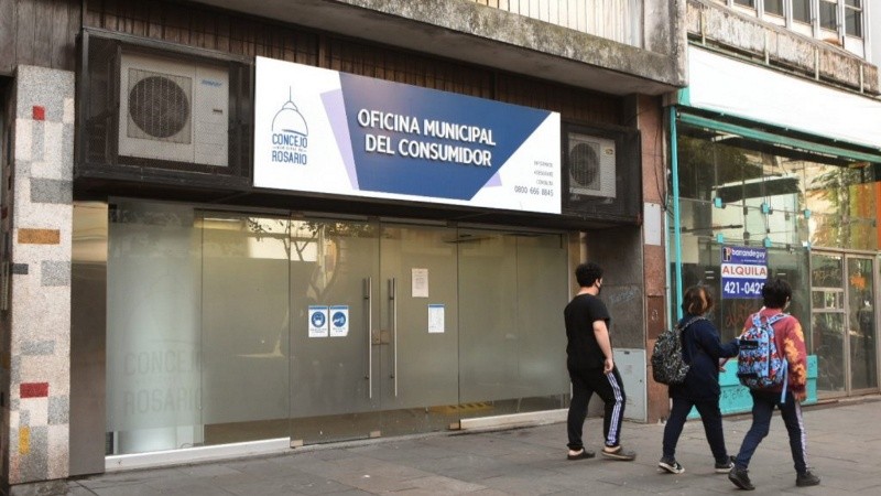 Oficina municipal del consumidor de Rosario.