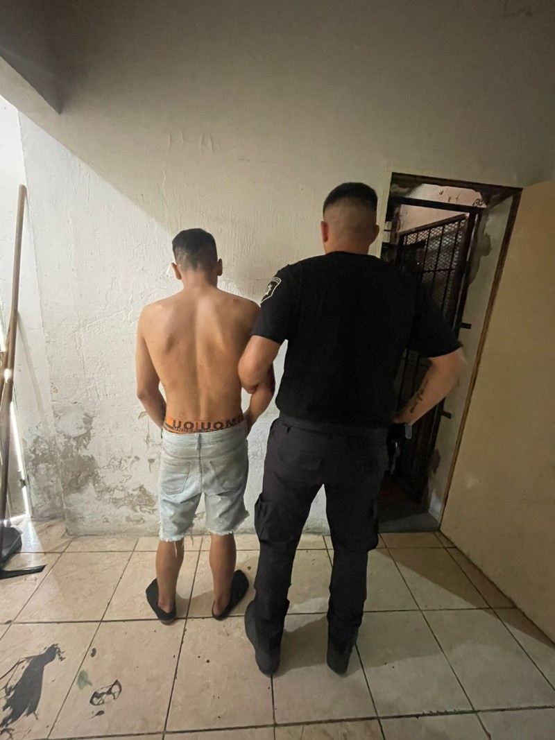El sospechoso del homicidio en Puerto San Martín.