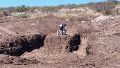 Durante los meses de excavaciones hallaron una cantidad de fragmentos de restos óseos que caben en seis cajas.