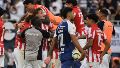 Festejo de Estudiantes tras el clásico platense.