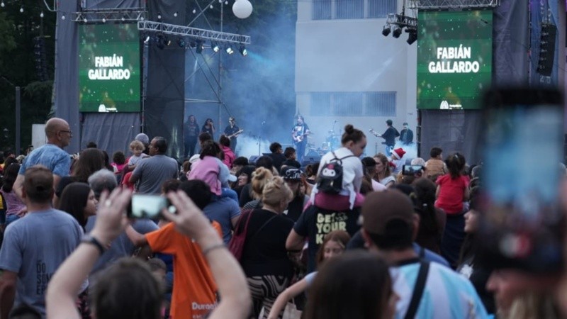 Encendido del árbol de la ciudad.