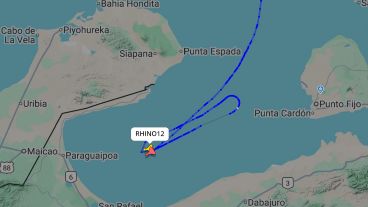 El sobrevuelo tuvo lugar a menos de 100 millas al noreste de Maracaibo, la segunda ciudad más grande de Venezuela.